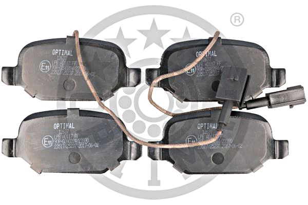 Brake Pad Set, disc brake OPTIMAL BP-12637