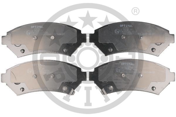 Brake Pad Set, disc brake OPTIMAL 10190