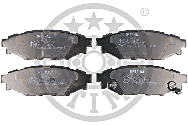 Brake Pad Set, disc brake OPTIMAL BP-12563