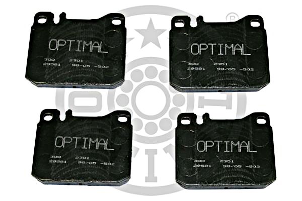 Brake Pad Set, disc brake OPTIMAL BP-02301