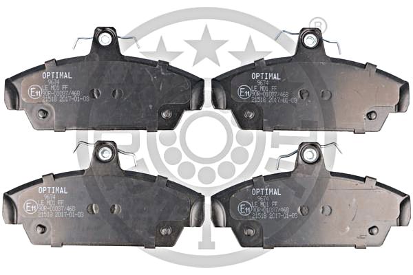 Brake Pad Set, disc brake OPTIMAL BP-09674