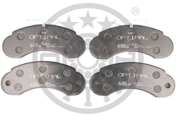 Brake Pad Set, disc brake OPTIMAL 9291