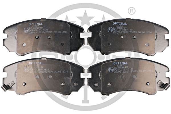 Brake Pad Set, disc brake OPTIMAL BP-12267