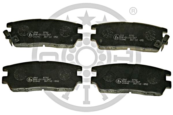 Brake Pad Set, disc brake OPTIMAL BP-09792