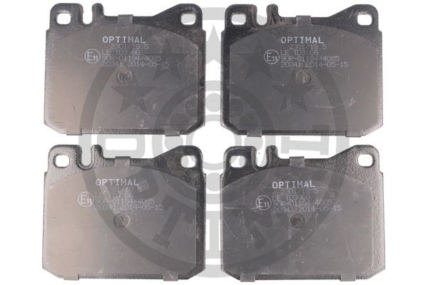 Brake Pad Set, disc brake OPTIMAL BP-23011