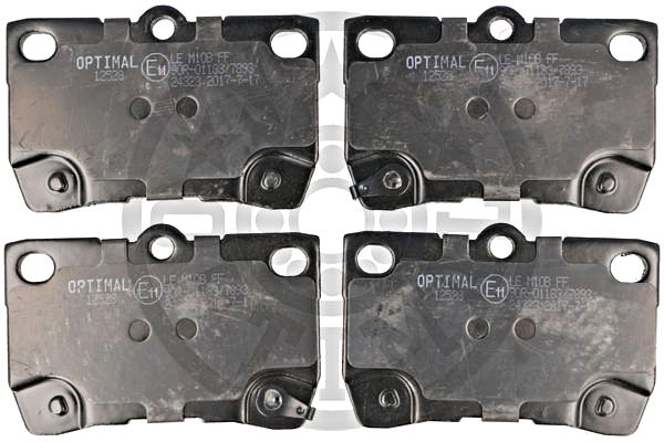 Brake Pad Set, disc brake OPTIMAL BP-12528