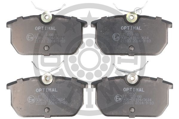 Brake Pad Set, disc brake OPTIMAL 9460