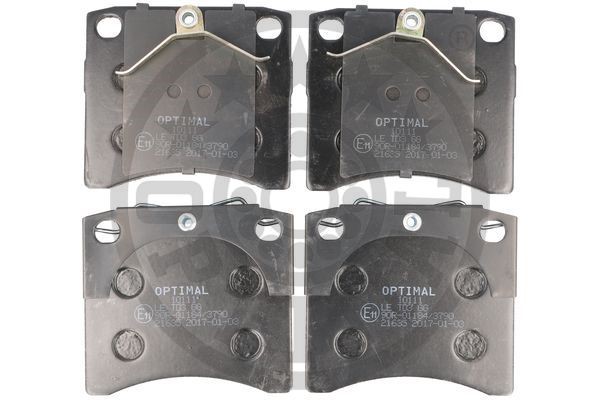 Brake Pad Set, disc brake OPTIMAL BP-10111