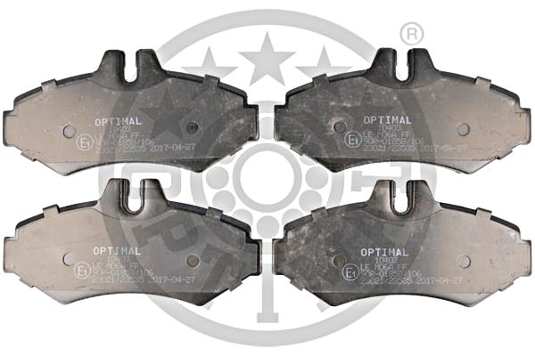 Brake Pad Set, disc brake OPTIMAL BP-10403