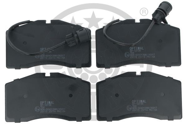 Brake Pad Set, disc brake OPTIMAL BP-12736