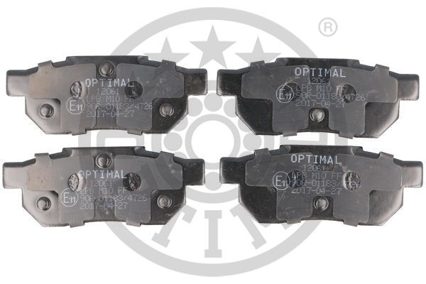 Brake Pad Set, disc brake OPTIMAL 12061