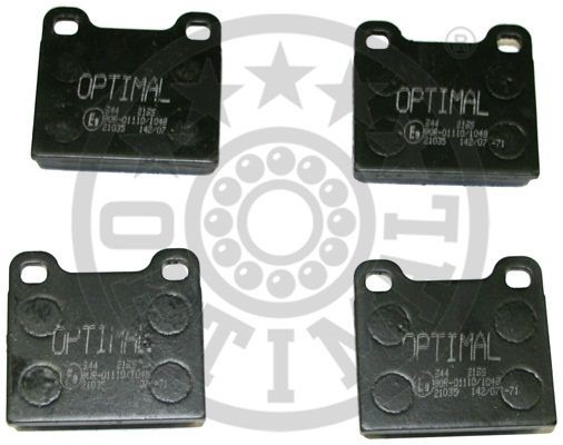 Brake Pad Set, disc brake OPTIMAL 2196