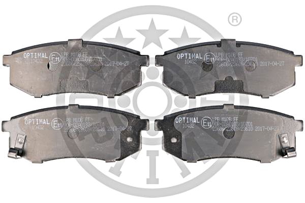 Brake Pad Set, disc brake OPTIMAL BP-10432