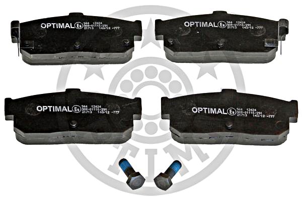 Brake Pad Set, disc brake OPTIMAL BP-12424