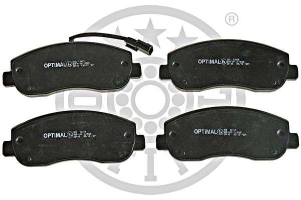 Brake Pad Set, disc brake OPTIMAL BP-12419