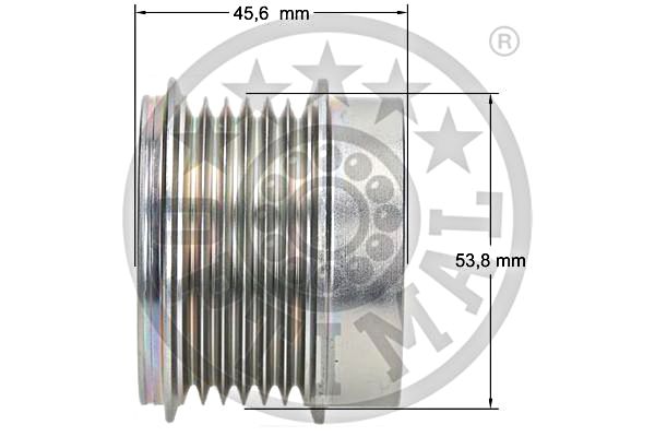 Alternator Freewheel Clutch OPTIMAL F5-1102 3