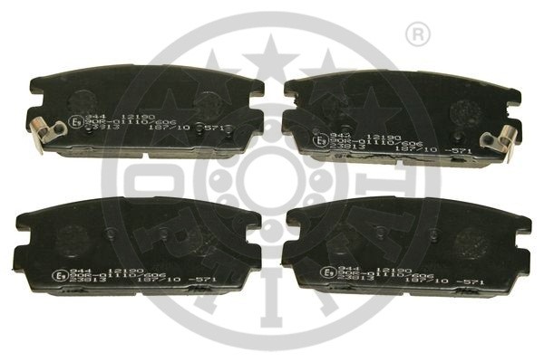 Brake Pad Set, disc brake OPTIMAL 12190