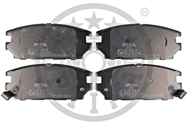 Brake Pad Set, disc brake OPTIMAL BP-09713