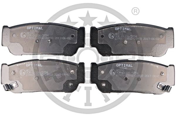 Brake Pad Set, disc brake OPTIMAL BP-12646