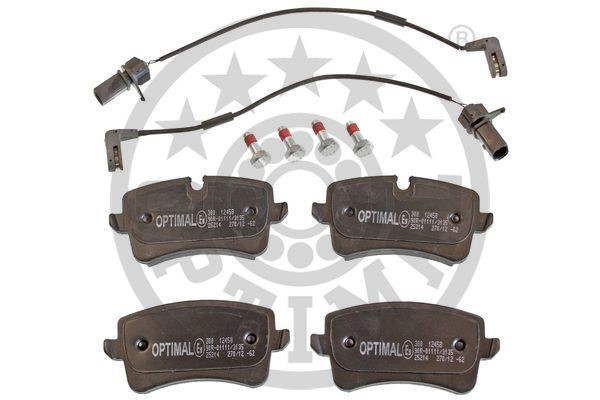 Brake Pad Set, disc brake OPTIMAL BP-12458