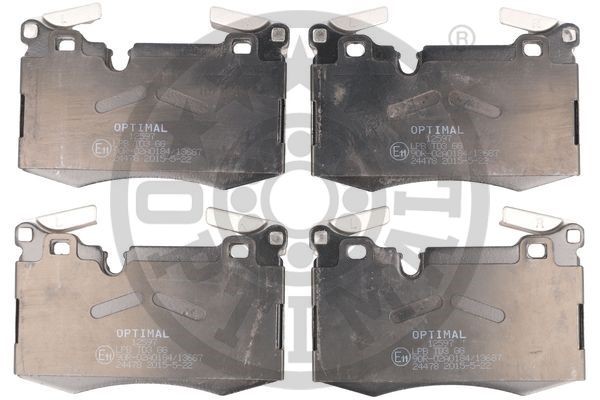 Brake Pad Set, disc brake OPTIMAL 12597