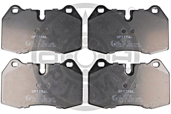 Brake Pad Set, disc brake OPTIMAL BP-12522