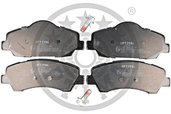 Brake Pad Set, disc brake OPTIMAL BP-12634