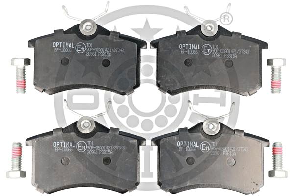 Brake Pad Set, disc brake OPTIMAL BP-10066