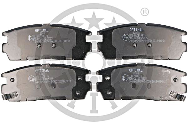 Brake Pad Set, disc brake OPTIMAL BP-12363