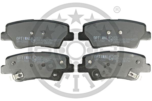Brake Pad Set, disc brake OPTIMAL BP-12560