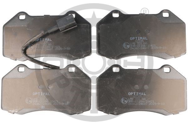 Brake Pad Set, disc brake OPTIMAL BP-12335