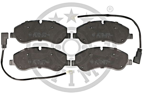 Brake Pad Set, disc brake OPTIMAL BP-12588