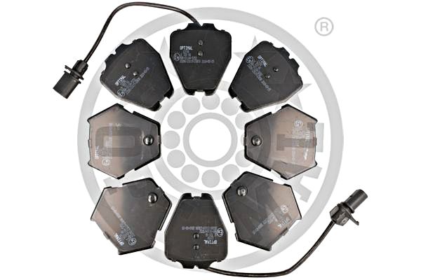 Brake Pad Set, disc brake OPTIMAL BP-12158