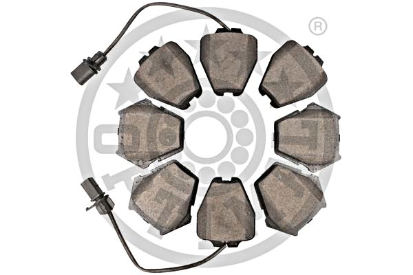 Brake Pad Set, disc brake OPTIMAL BP-12158 2