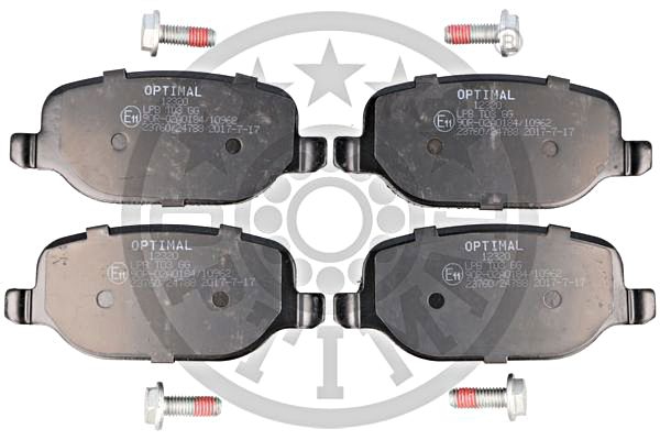 Brake Pad Set, disc brake OPTIMAL BP-12320