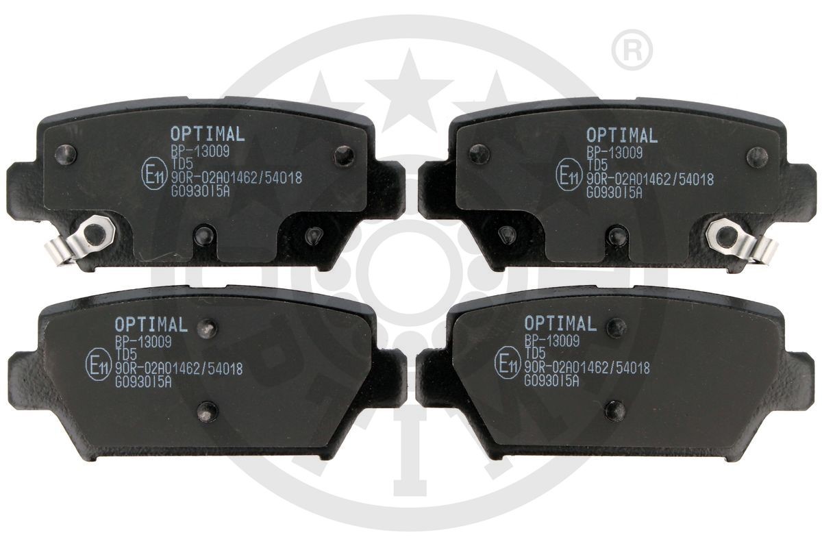Brake Pad Set, disc brake OPTIMAL BP-13009