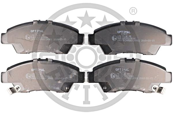 Brake Pad Set, disc brake OPTIMAL BP-12405