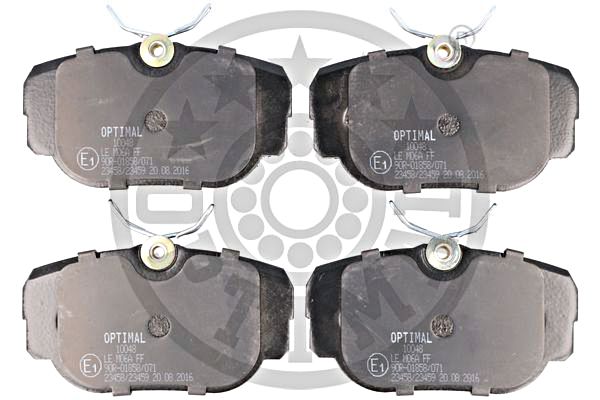 Brake Pad Set, disc brake OPTIMAL BP-10048