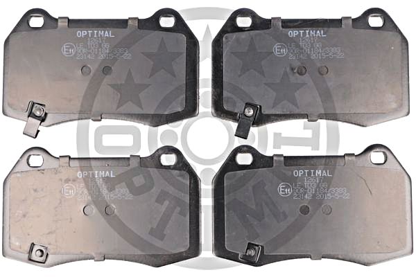 Brake Pad Set, disc brake OPTIMAL BP-12519