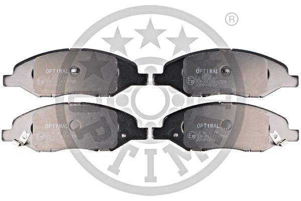 Brake Pad Set, disc brake OPTIMAL BP-12658
