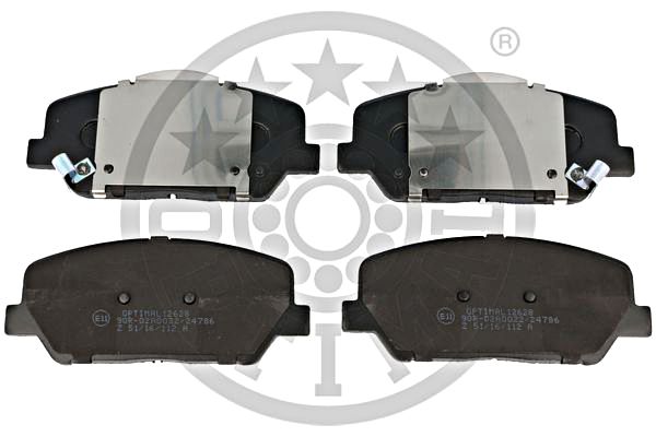Brake Pad Set, disc brake OPTIMAL BP-12628