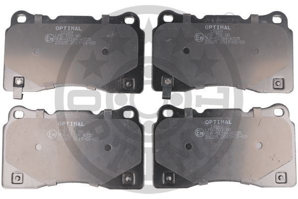 Brake Pad Set, disc brake OPTIMAL BP-12169