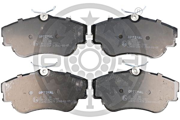 Brake Pad Set, disc brake OPTIMAL BP-09929