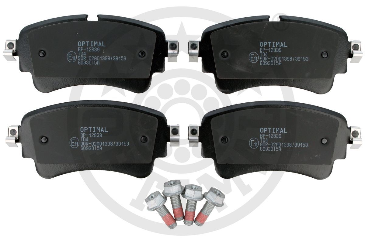 Brake Pad Set, disc brake OPTIMAL BP-12839