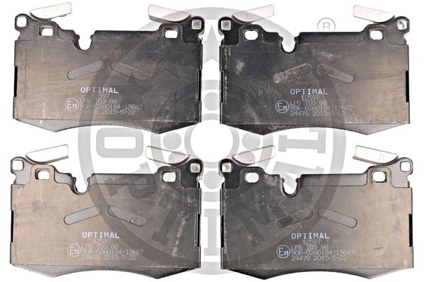Brake Pad Set, disc brake OPTIMAL BP-12597