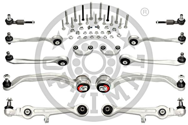 Control/Trailing Arm Kit, wheel suspension OPTIMAL G8-530