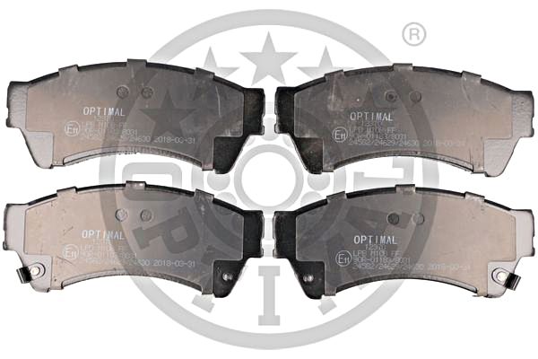 Brake Pad Set, disc brake OPTIMAL BP-12370