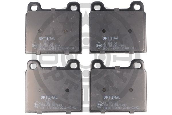 Brake Pad Set, disc brake OPTIMAL BP-02110