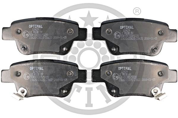 Brake Pad Set, disc brake OPTIMAL BP-12429