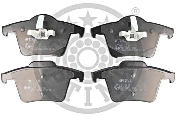 Brake Pad Set, disc brake OPTIMAL BP-12187